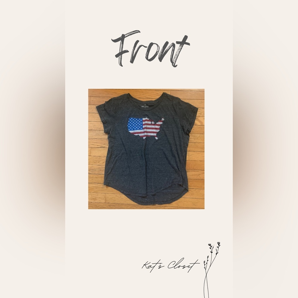 Women’s Heather Grey U.S. Soft Tee